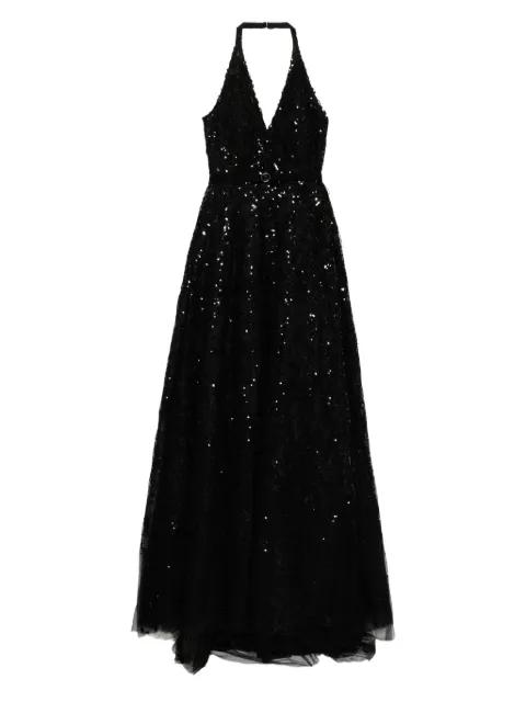 embroidered long dress by SAIID KOBEISY