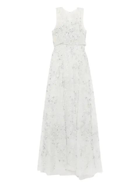 embroidered long dress by SAIID KOBEISY