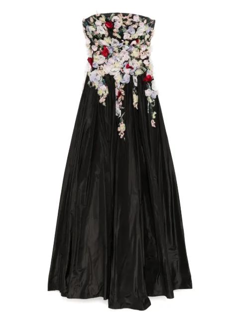 embroidered maxi dress by SAIID KOBEISY
