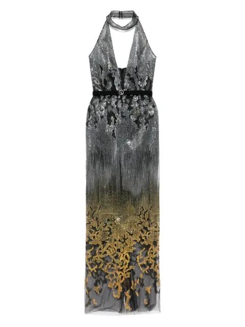 embroidered maxi dress by SAIID KOBEISY