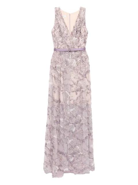 embroidered maxi dress by SAIID KOBEISY