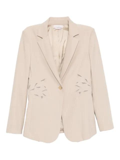 embroidered tailored blazer by SAIID KOBEISY