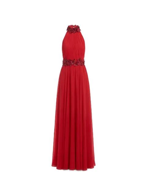 floral-detail maxi dress by SAIID KOBEISY