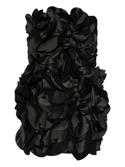 floral-embellishment mini dress by SAIID KOBEISY