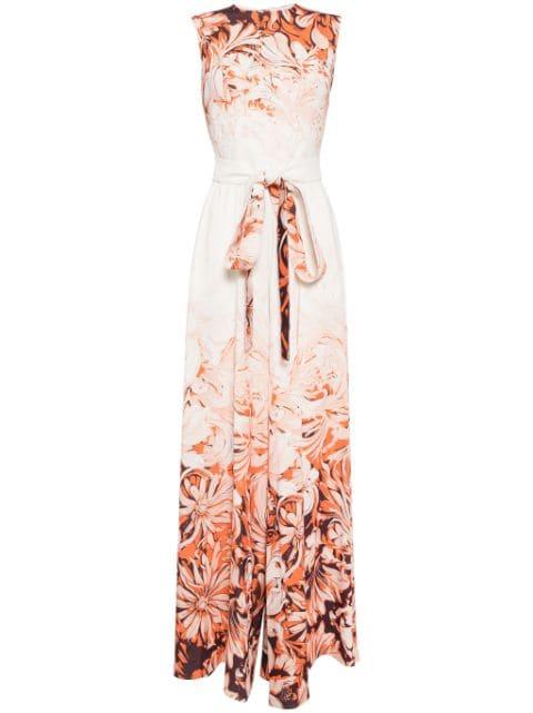 floral-print wide-leg jumpsuit by SAIID KOBEISY