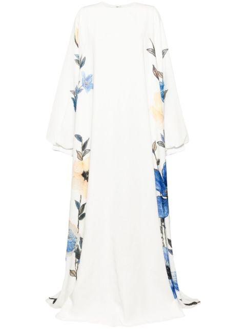 floral printed kaftan by SAIID KOBEISY
