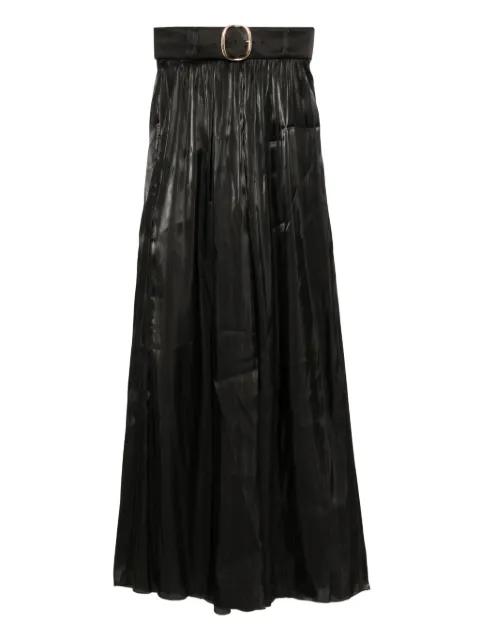 flowy wide-leg trousers by SAIID KOBEISY