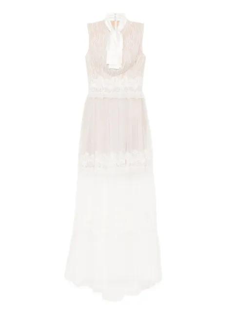 lace maxi dress by SAIID KOBEISY