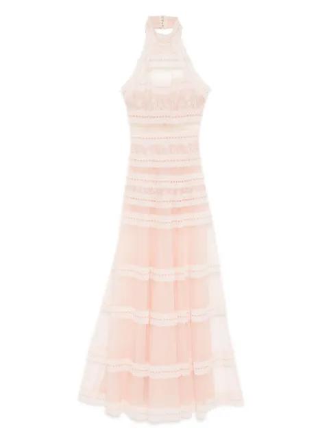 lace sleeveless dress by SAIID KOBEISY