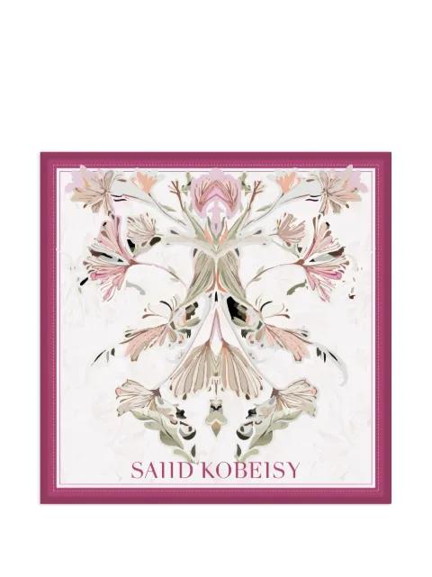large flower scarf by SAIID KOBEISY