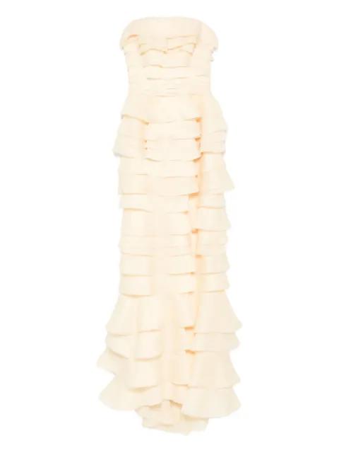 layered organza dress by SAIID KOBEISY
