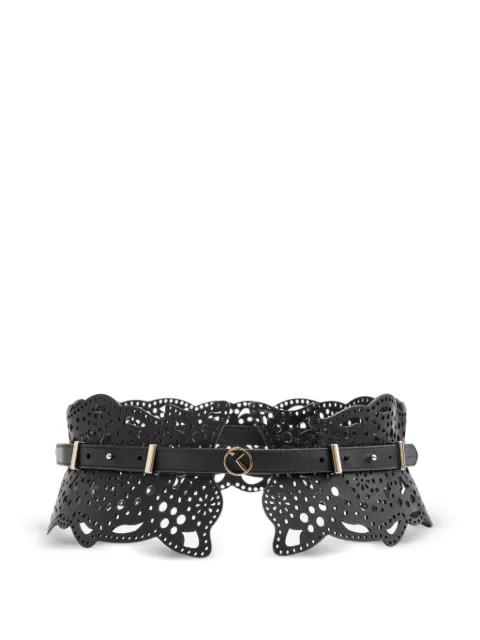 leather belt by SAIID KOBEISY