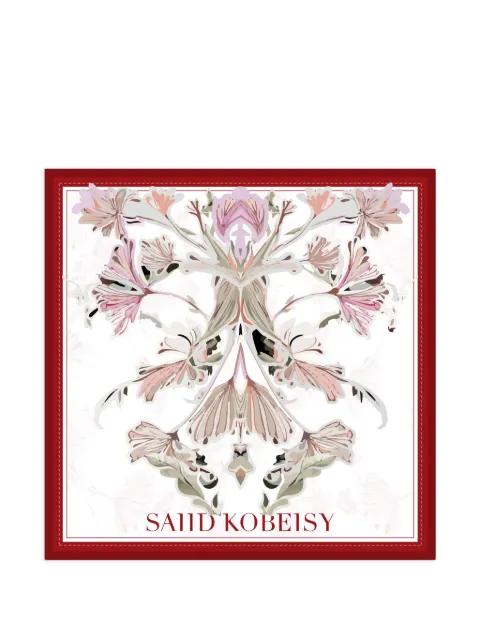 medium floral scarf by SAIID KOBEISY