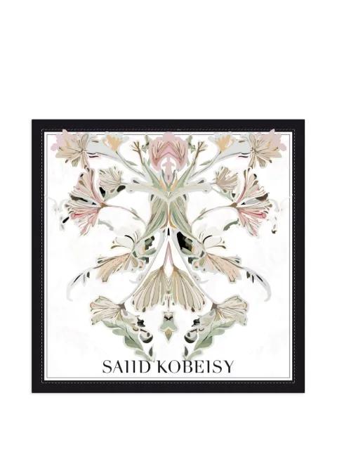 medium floral scarf by SAIID KOBEISY