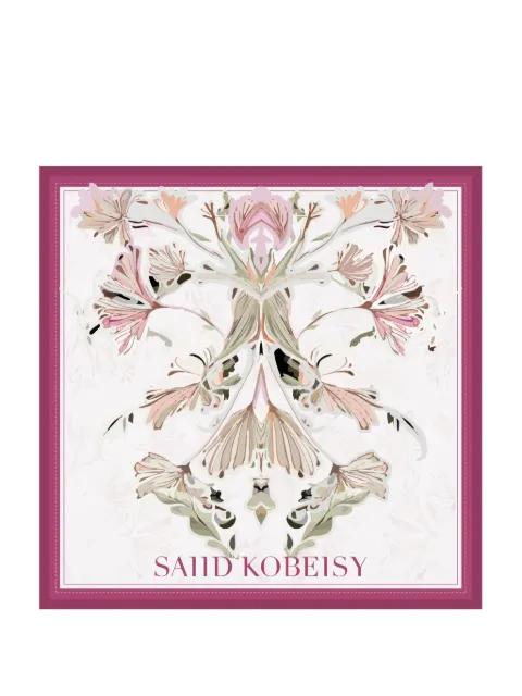 medium floral scarf by SAIID KOBEISY