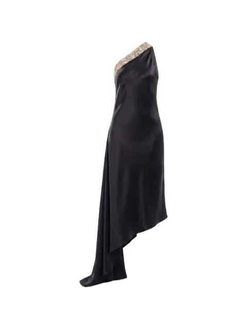 one-shoulder embellished dress by SAIID KOBEISY