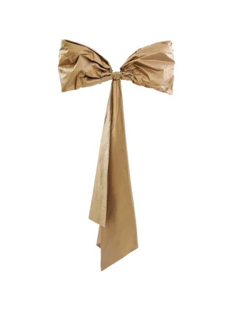 oversized bow cape by SAIID KOBEISY