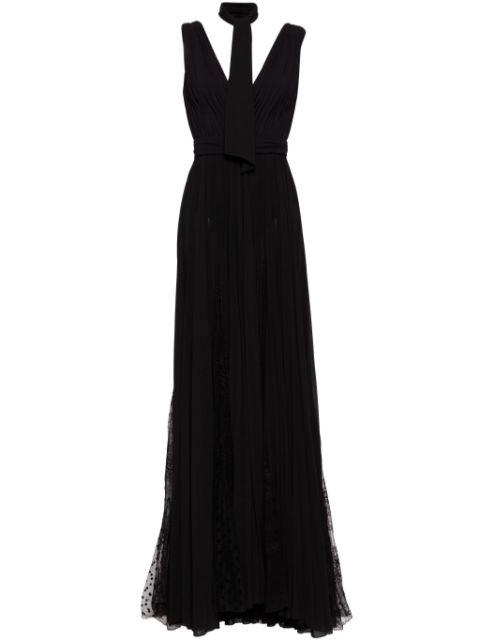 pleated dress by SAIID KOBEISY
