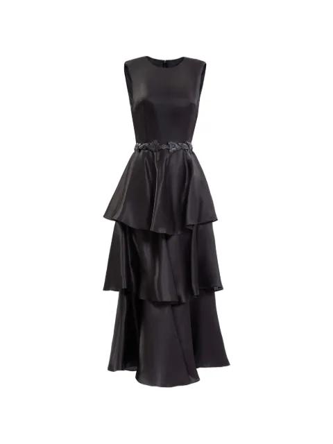 ruffled dress by SAIID KOBEISY