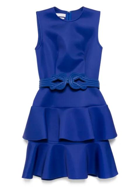 ruffled mini dress by SAIID KOBEISY