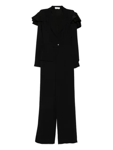ruffled wrap jumpsuit by SAIID KOBEISY