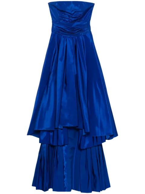 strapless taffeta dress by SAIID KOBEISY