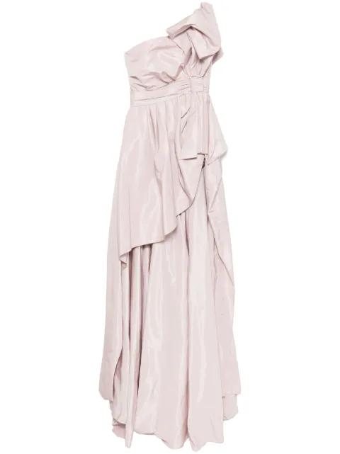 strapless taffeta dress by SAIID KOBEISY
