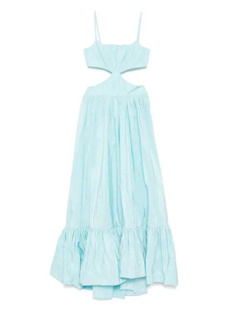 taffeta midi dress by SAIID KOBEISY