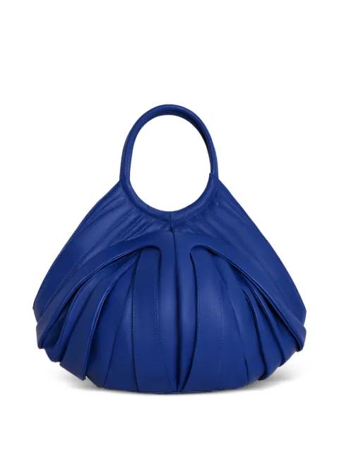 twisted calfskin bag by SAIID KOBEISY