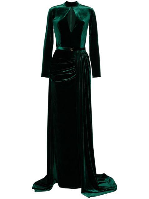 velvet long dress by SAIID KOBEISY