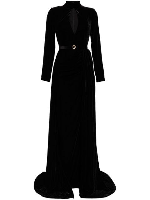 velvet long dress by SAIID KOBEISY