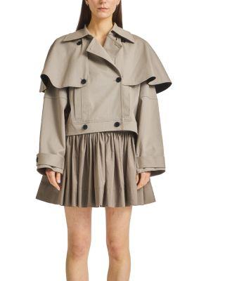 Berkley Cropped Trench by SAINT ART