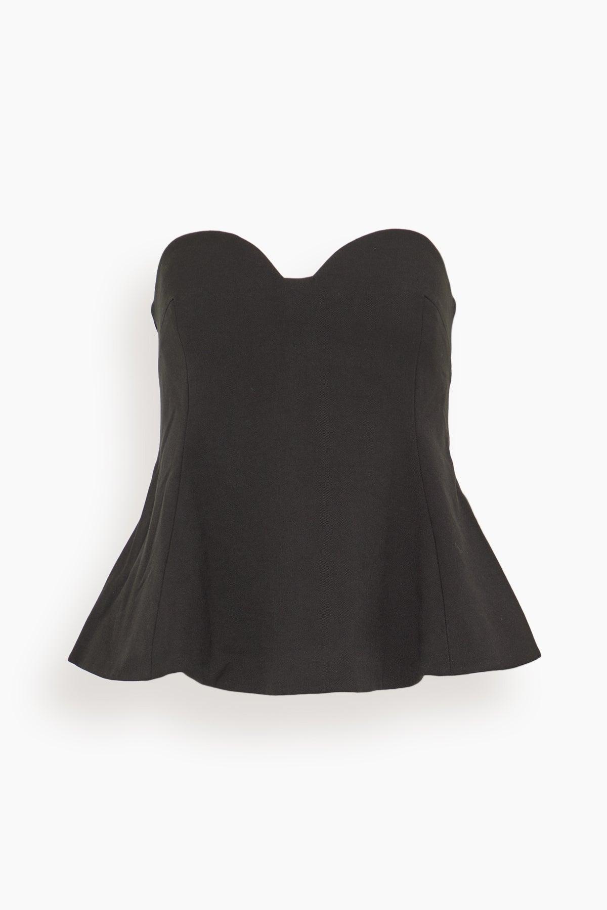 Danielle Bustier Top in Black by SAINT ART