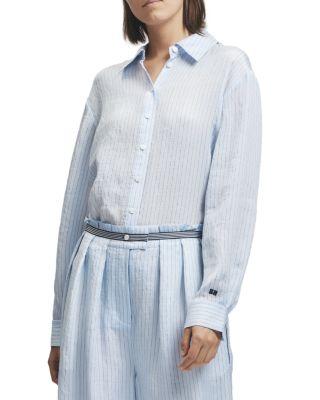 Lanette Pinstriped Blouse by SAINT ART