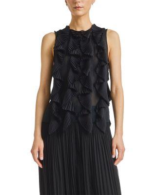 Neo Organza Pleated Top by SAINT ART