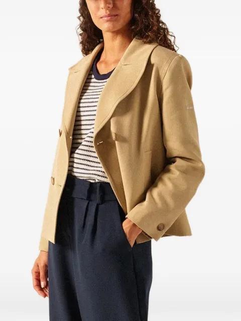 double-breasted notched-lapels blazer by SAINT JAMES