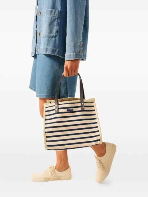 striped tote bag by SAINT JAMES