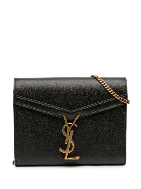 2013-2025 Grain De Poudre Monogram Cassandra Chain Wallet crossbody bag by SAINT LAURENT 