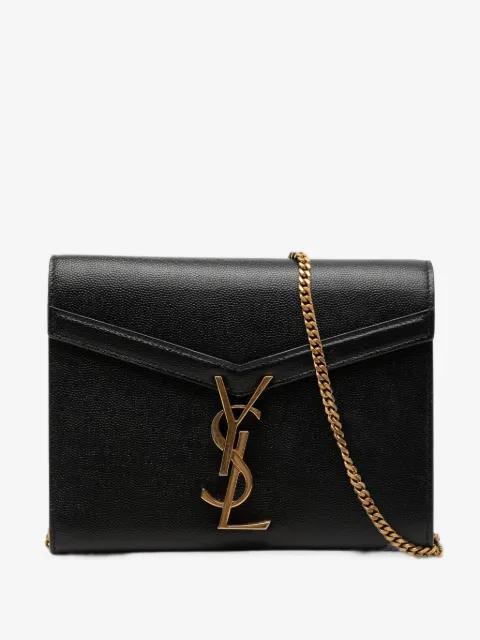 2013-2026 Grain De Poudre Monogram Cassandra Chain Wallet crossbody bag by SAINT LAURENT 