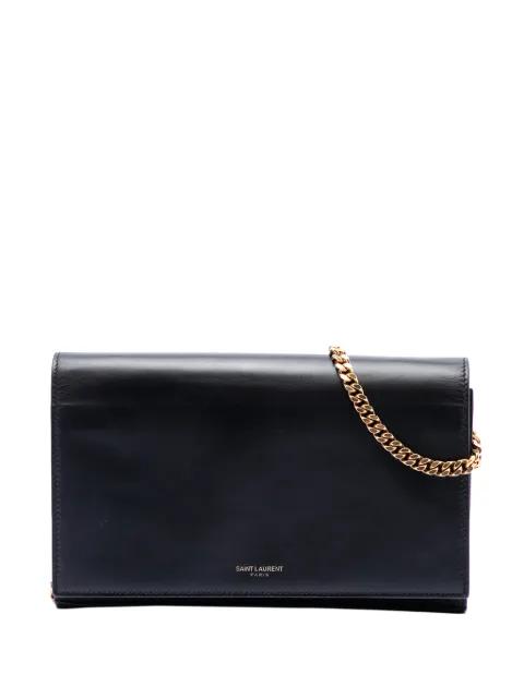 2013-2026 Mini Smooth Calfskin Paris Wallet on Chain crossbody bag by SAINT LAURENT 