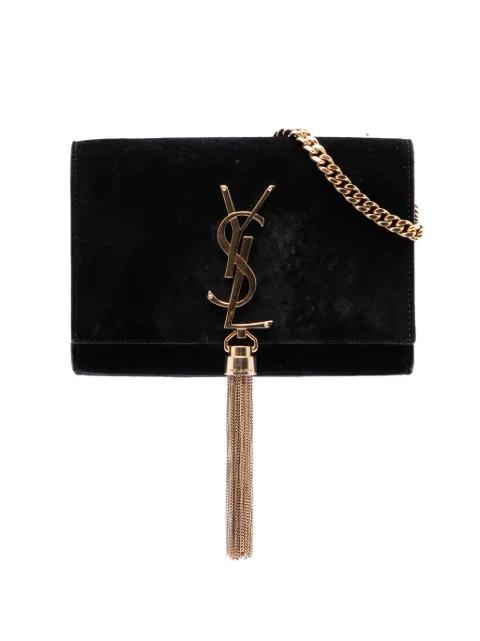2013 Small Suede Monogram Kate Tassel crossbody bag by SAINT LAURENT 