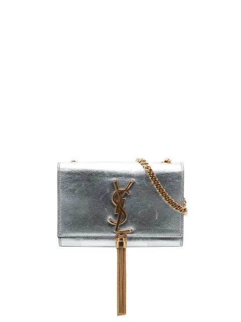 2014 Small Metallic Calfskin Monogram Kate Tassel crossbody bag by SAINT LAURENT 