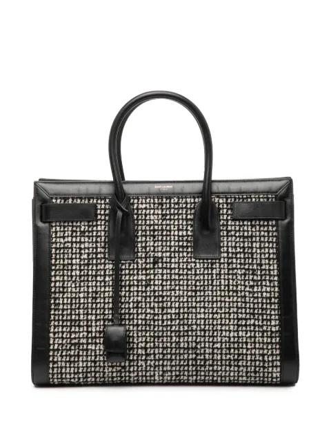2014 Small Tweed Houndstooth Sac De Jour satchel by SAINT LAURENT 