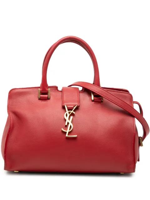 2016 Baby Leather Monogram Downtown Cabas satchel by SAINT LAURENT 