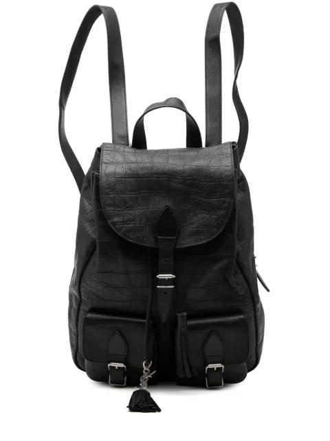 2016 Croc Embossed Leather Festival backpack by SAINT LAURENT 