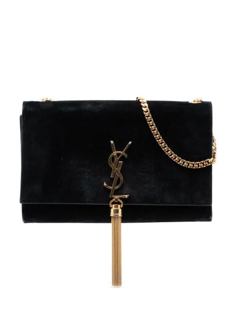 2016 Medium Suede Monogram Kate Tassel crossbody bag by SAINT LAURENT 