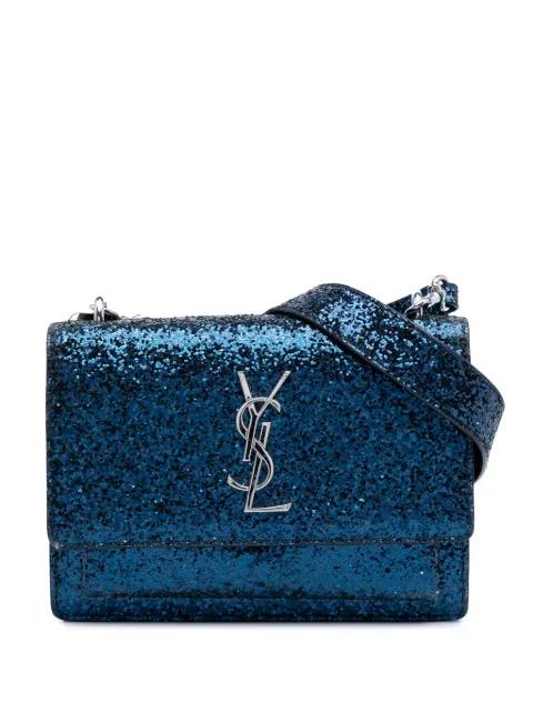 2016 Small Glittered Leather Monogram Sunset crossbody bag by SAINT LAURENT 
