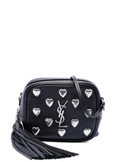2016 Studded Calfskin Monogram Heart Blogger crossbody bag by SAINT LAURENT 