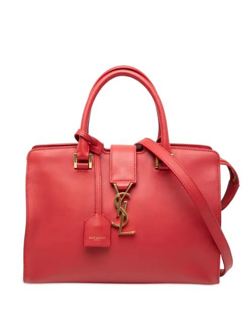 2017 Baby Leather Monogram Downtown Cabas satchel by SAINT LAURENT 