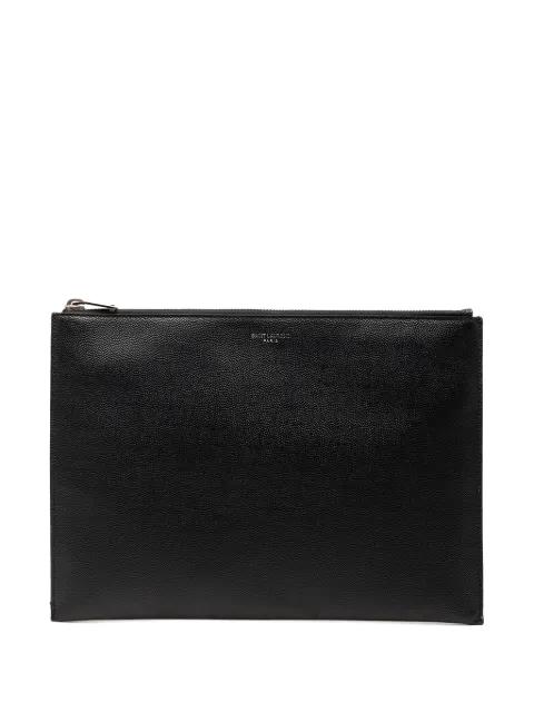2017 Grain De Poudre Zip clutch bag by SAINT LAURENT 